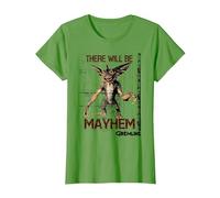 Gremlins There Will be Mayhem T-Shirt, Femme, Herbe, M