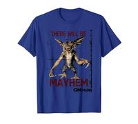 Gremlins There Will be Mayhem T-Shirt, Homme, Bleu Royal, M
