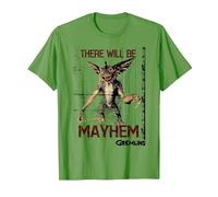 Gremlins There Will be Mayhem T-Shirt, Homme, Herbe, M