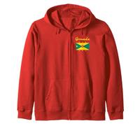 Grenada Flag Grenadian Caribbean Carnival Mas Sweat à Capuche