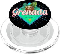 Grenada Souvenir d'île Vintage Vacances rétro Caraïbes PopSockets PopGrip pour MagSafe
