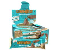 Grenade Barre Hyperprotéinée à Faible Teneur en Glucides - Chocolate Chip Salted Caramel, 12 x 60 g