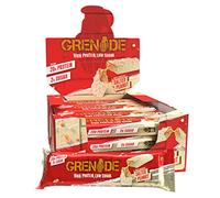 Grenade Barre Hyperprotéinée à Faible Teneur en Glucides - White Chocolate Salted Peanut, 12 x 60 g