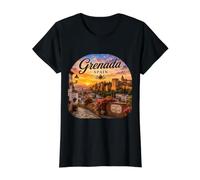Grenade Espagne Andalousie Palais de l'Alhambra, Tapas T-Shirt Graphique avec Valeur