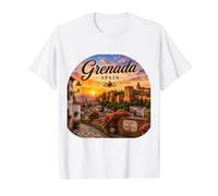 Grenade Espagne Andalousie Palais de l'Alhambra, Tapas T-Shirt Graphique avec Valeur
