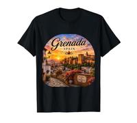 Grenade Espagne Andalousie Palais de l'Alhambra, Tapas T-Shirt Graphique avec Valeur