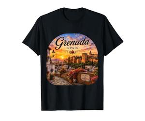 Grenade Espagne Andalousie Palais de l'Alhambra, Tapas T-Shirt Graphique avec Valeur