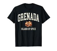 Grenade Island of Spice Retro Nutmeg Varsity T-Shirt Graphique avec Valeur