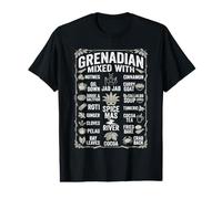 Grenadien mélangé avec des épices Traditionnelles et de la Nourriture des Caraïbes T-Shirt Graphique avec Valeur