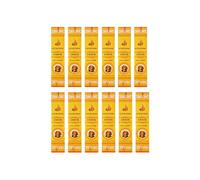Grenadine Boutique - Encens Ayurvédique (Ayurvedic) - Ambre Lot de 12 Boîtes de 15g Environ 144 Bâtonnets