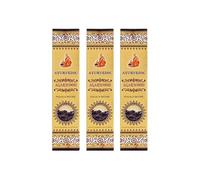 Grenadine Boutique - Encens Ayurvédique (Ayurvedic) - Bois d'Agar Lot de 3 Boîtes Environ 36 Bâtonnets
