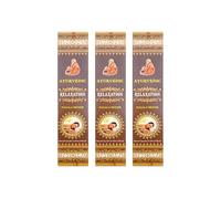 Grenadine Boutique - Encens Ayurvédique (Ayurvedic) - Relaxation Lot de 3 Boîtes de 15g Environ 36 Bâtonnets