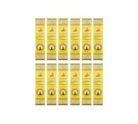 Grenadine Boutique - Encens Ayurvédique - Méditation Lot de 12 Boîtes de 15g Environ 144 Bâtonnets