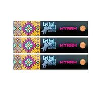 Grenadine Boutique - Encens Tribal Soul - Myrrh Lot de 3 Boîtes de 15g Environ 36 bâtonnets