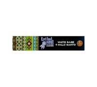 Grenadine Boutique - Encens Tribal Soul - Sauge Blanche et Palo Santo Lot de 1 Boîte de 15g Environ 12 bâtonnets