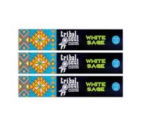 Grenadine Boutique - Encens Tribal Soul - Sauge Blanche Lot de 3 Boîtes de 15g Environ 36 bâtonnets