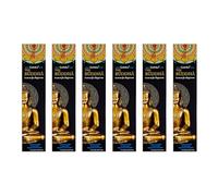 Grenadine Boutique - Goloka Encens Bâtonnets Yoga Série- Lot de 6 Boîtes de 12 Bâtonnets The Buddha