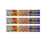 Grenadine Boutique - Green Tree Encens Bâtonnets Méditation et Bien Être - Lot de 3 Boîtes de 15 Bâtonnets Vajrayana Buddhist Tantra
