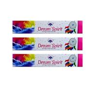 Grenadine Boutique - Green Tree Encens Bâtonnets Méditation et Bien Être - Lot de 3 Boîtes de 15 Bâtonnets Esprit de Rêve Dream Spirit