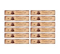 Grenadine Boutique - Green Tree Encens Bâtonnets Spiritualité et Protection - Lot de 12 Boîtes de 15 Bâtonnets L'Œil Divin Eye