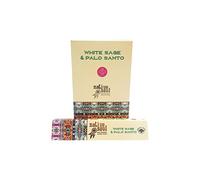 GRENADINE BOUTIQUE Green Tree Encens Native Soul - Lot de 12 Boîtes Sauge Blanche et Palo Santo Environ 144 Bâtonnets