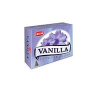GRENADINE BOUTIQUE Hem - Cones ENCENS Vanille - Lot de 12 BOITES DE 10 Cones - Qualite SUPERIEURE