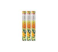 Grenadine Boutique - Hem Encens Bâtonnets Arômes et Epices - Lot de 3 Boîtes de 20g Vanille/Orange Vanilla