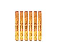 Grenadine Boutique - Hem Encens Bâtonnets Boisés - Lot de 6 Boîtes de 20g Cèdre