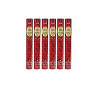 Grenadine Boutique - Hem Encens Bâtonnets Florales - Lot de 6 Boîtes de 20g Rose Rouge Red