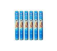 Grenadine Boutique - Hem Encens Bâtonnets Hindouisme et Bouddhisme - Lot de 6 Boîtes de 20g Lord Buddha