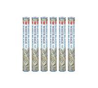 Grenadine Boutique - Hem Encens Bâtonnets Sauge - Lot de 6 Boîtes de 20g Sauge Blanche White Sage
