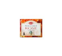 Grenadine Boutique - Hem Encens Cônes Florales - 1 Boîte de 10 cônes Précious Rose