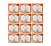 Grenadine Boutique - Hem Encens Cônes Florales - Lot de 12 Boîtes de 10 cônes Précious Rose