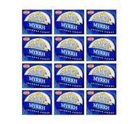 Grenadine Boutique - Hem Encens Cônes Issu de Résine - Lot de 12 Boîtes de 10 cônes Myrrh