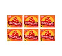 Grenadine Boutique - Hem Encens Cônes Issu de Résine - Lot de 6 Boîtes de 10 cônes Dragon's Blood