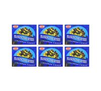 Grenadine Boutique - Hem Encens Cônes Issu de Résine - Lot de 6 Boîtes de 10 cônes Frankincense/Myrrh