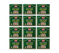 Grenadine Boutique - Hem Encens Cônes - Lot de 12 Boîtes de 10 cônes Précious Musc
