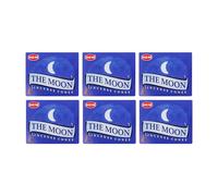 Grenadine Boutique - Hem Encens Cônes - Lot de 6 Boîtes de 10 cônes La Lune The Moon