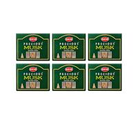 Grenadine Boutique - Hem Encens Cônes - Lot de 6 Boîtes de 10 cônes Précious Musc