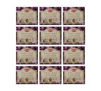 Grenadine Boutique - Hem Encens Cônes Plantes Aromatiques et Purificatrices - Lot de 12 Boîtes de 10 cônes Lavande