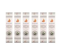 Grenadine Boutique Lot de 6 Boîtes Ayurvedic White Sage Encens Sauge Blanche