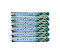 Grenadine Boutique Lot de 6 boîtes Hem White Sage Encens Sauge Blanche
