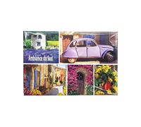 Grenadine Boutique - Magnet Plat Provençal Aimant Photo de Provence - Ambiance du Sud