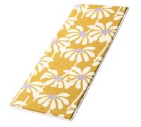 GRENADINE BOUTIQUE Matelas De Plage Luxe - 155 x 60 x 3,5 cm - Motif Fleur Blanche - Confortable, Résistant Et Élégant - Idéal pour Plage, Piscine Et Jardin (Lot de 1)