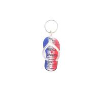 GRENADINE BOUTIQUE - Porte Clés French Riviera Tong - Bleu/Blanc/Rouge