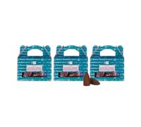 Grenadine Boutique - SATYA Backflow Encens Cônes à Refoulement- Lot de 3 Boîtes de 24 cônes Jasmin Egyptien