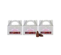Grenadine Boutique - SATYA Backflow Encens Cônes à Refoulement- Lot de 3 Boîtes de 24 cônes Sauge Blanche White Sage