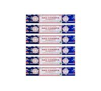 Grenadine Boutique - SATYA Encens Bâtonnets Les Basiques Champa - Lot de 6 Boîtes de 15g Nag Champa