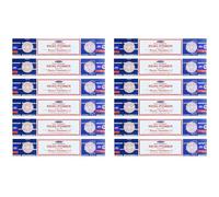 Grenadine Boutique - SATYA Encens Bâtonnets Méditation et Relaxation - Lot de 12 Boîtes de 15g Pouvoir Reiki Power
