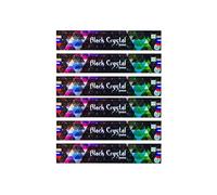 Grenadine Boutique - SATYA Encens Bâtonnets Méditation et Relaxation - Lot de 6 Boîtes de 15g Black Crystal